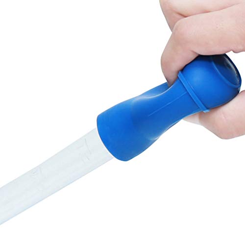 iplusmile Manual Fish Tank Water Changer Aquarium Dropper, 30ml Aquarium Clean Pipette Dropper, Fish Tank Cleaner Coral Feeder Waste Aquarium Gravel Cleaning Straw