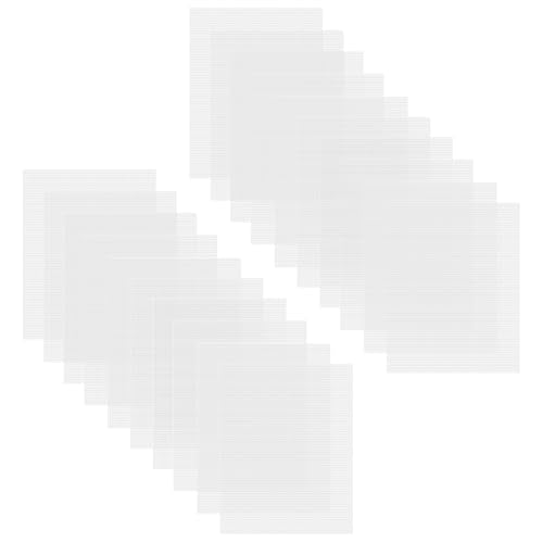 Caydo 20 Pieces 7 Count Plastic Mesh Canvas Sheets, Eye Mesh for Therian Mask, Acrylic Yarn Crafting, Knit Crochet Projects and Make Aquarium Dividers (10.5 X 13.5 Inch) - color: Clear White - 20pcs