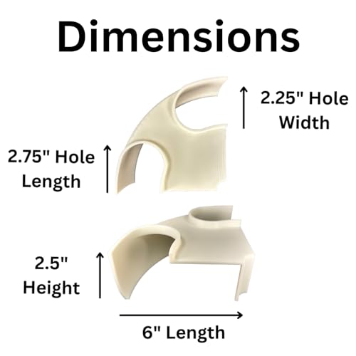 Aquarium Underground Two Hole Corner Cave | Viewing Fish & Shrimp Tunnel | Fish Tank Undergravel Hide Decor Decoration Hideout Perfect For Corydora Catfish, Kuhli Loach, Pleco, Betta Fish (White) - color: White