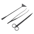 BESPORTBLE 3pcs Aquarium Cleaning Tool Set Water Plants Tweezers Scissors and Shovel for Fish Tank Maintenance and Aquascaping