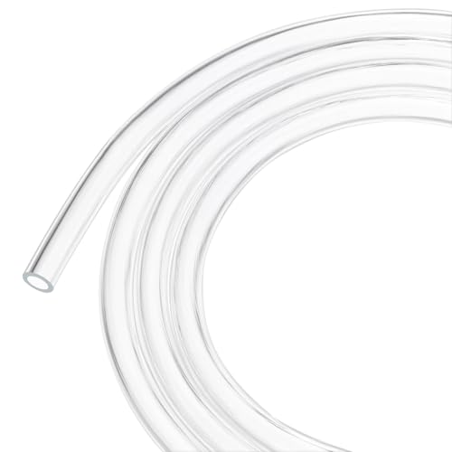 M METERXITY Clear Plastic Tubing, 0.2Inch(5mm) ID 0.32Inch(8mm) OD, 26ft(8m) Length PVC Tube Low Pressure Flexible Vinyl Tubing for Garden/Water Hose Airline Tube Aquarium - size: 0.2"×0.32"×26ft