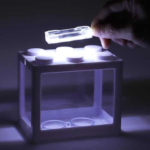 Mini Aquarium Lamp, USB Aquarium Light, LED Desktop Fish Tank Light, Small Decoration Aquarium Light, Aquarium Accessories, White Light - color: White