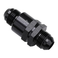 8AN Non Return One Way Inline Check Valve Fitting Aluminum Black - size: 8AN