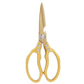 AWinjoy Japanese Gold Kitchen Scissors, Heavy Duty Stainless Steel, Multipurpose Cooking Shears, Dishwasher Safe - color: All Gold
