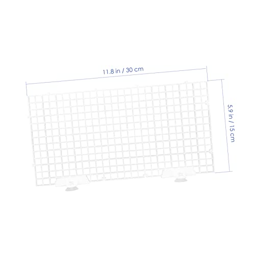 1Set Aquarium Bottom Grid Divider Board Suction Cups for Fish Tank Separation Durable Isolation Board for Fish Breeding and Tank Supplies