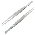 2 Pcs 10 Inch Stainless Steel Forceps, Straight Metal Tweezers General Application for Kitchen, Crafts, Plants - size: 10 Inch