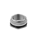 1.5" Bulkhead Water Tank Connector SUS304 Stainless Steel Thru-bulk Fitting,SAFYY Water Pipe Connector,Water Tank Adapter,Thru-Bulk Pipe Fitting for Rain Barrels,Aquariums,Water Tanks,Tubs,Pools - size: 1.5 Inch