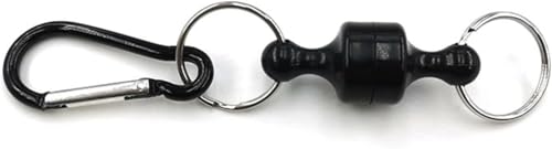 Fishing Strongest Magnetic Net Release Magnet Clip Holder Retractor, Quick Release Keychain with Super Strong Magnet, Fly Fishing Magnetic Buckle Fishing Equipment,Accessories