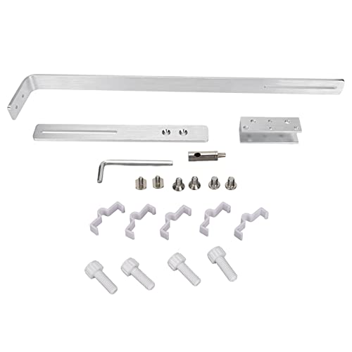 Aquarium LED Tank Mounting Arm, Aluminum Alloy Adjustable Fish Tank Drop Light Mount with Bracket for Freshwater Saltwater Tanks, Easy Install Pendant Light Holder