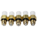 5Pcs Air Suspension Repair Kit M8 Air Valve Compatible with Mercedes-Benz W164 W221 W212 W211 W220 W251 Air Connector Tube Brass Fittings 1643200625 2123200358 2123200325 37126795013