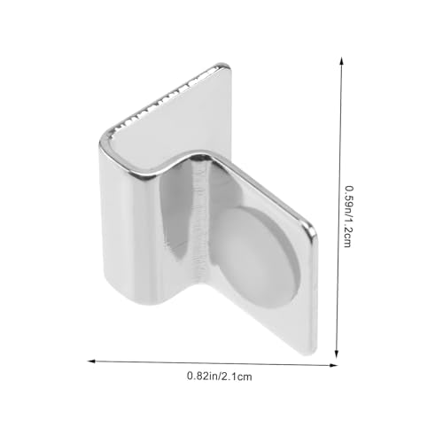 Fish Tank Accessories Aquarium Lids 4Pcs Fish Tank Glass Aquarium Cover Clip Support Holder Stainless Steel - Aquarium Accessories Universal Lid Clips 5mm Glass Tank Aquarium Lid - size: 2.1x1.5cm