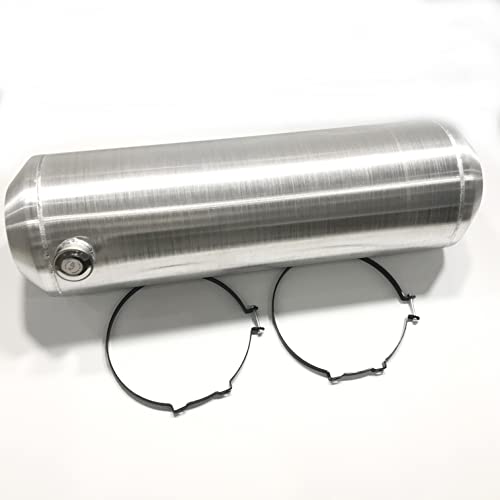 JSD 19 1/4 Gallon 19.25 Gallons 12"x40" Aluminum Spun Round Gas Tank Fuel Cell Tank End Fill 3/8" NPT Outlet -Off-road mini bike,go kart - size: 12" x 40"