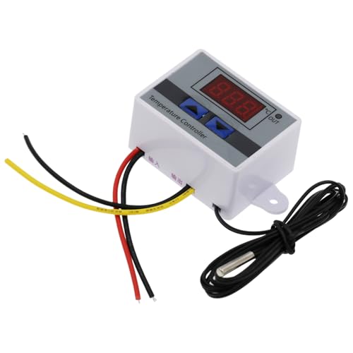 Electric Digital Thermostat - Precision Temperature Controller, Smart Heating Regulator, Adjustable LCD Display | Functional Heat Mat Thermostat for Baseboard Heater, Incubator, Aquarium