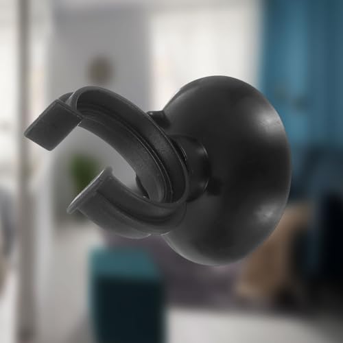 uxcell 20Pcs Aquarium Suction Cup Clips, 20mm Airline Tube Holders Clamps Cup Holder Sucker Tube Sucker for ID Airline Tubing Fish Tank, Black