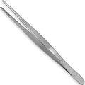 Thumb Dressing Forceps, Mulipurpose Tweezer Stainless Steel, Serrated Tip Straight 8 Inch - size: 8"