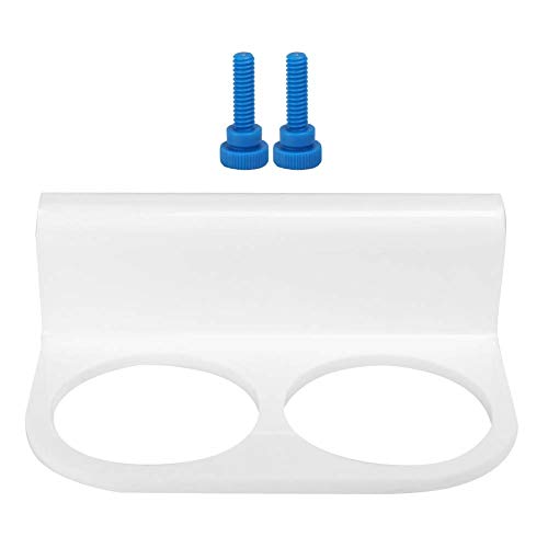 KIMISS Aquarium Acrylic White Double Hole Filter Bag Bracket Sock Support Fish Tanks Accessory Professional Accessories for Use