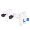 Cyrank Aquarium Water Pipe Holder, Acrylic Fish Jar Aquarium Probe Hose Holder Water Tube Clamp Fixed Clip Outflow Inflow Pipe