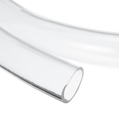 uxcell Clear PVC Tubing, 30mm ID x 36mm OD - 4ft PVC Tube Lightweight Vinyl Hose, Transparent Flexible Plastic Water Tubing for Air Oil Water Transfer Aquarium Irrigation - size: 30mm ID x 36mm OD