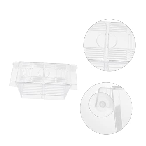 Kisangel 1pc Fish Breeding Box Cups Transparent Isolation Case for Aquarium Hatching and Acclimation Efficient Fish Breeder Box Optimal Water
