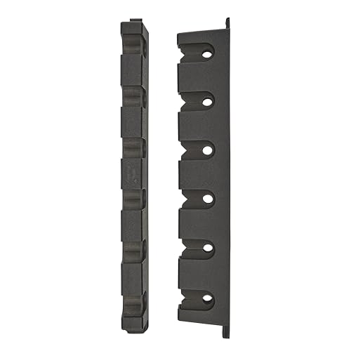 Berkley Horizontal Fishing Rod Rack, Stores 6 Rods, Black, Soft Foam Grip Pads Protect Rod Finishes, Durable Construction, Easy to Mount with Common Tools - style: Horizontal 6 Rod Rack (New Model)