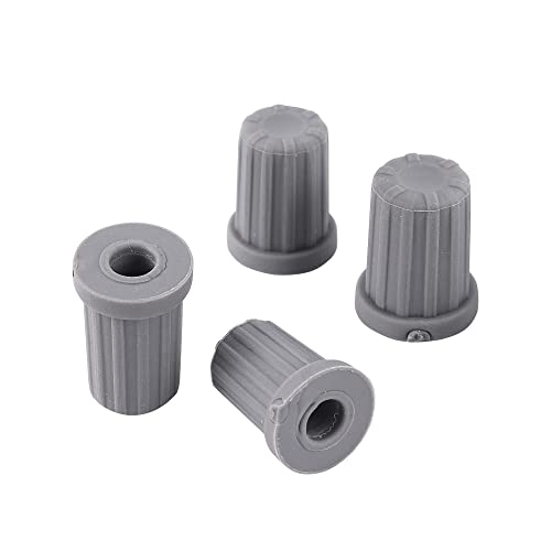 60 Pcs 1/4 Inch Barbed Connector End Caps Rubber Plugs for 1/4 Inch Irrigation Tubing System - size: 1/4 Inch End Cap
