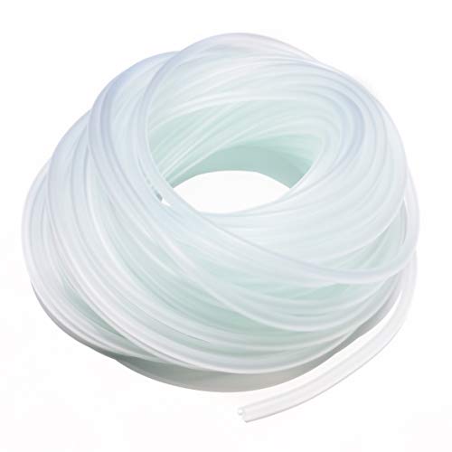 ALEGI Standard 3/16" Flexible Airline Tubing with Connectors for Aquariums, Terrariums and Hydroponics (100Feet) - size: 100Feet