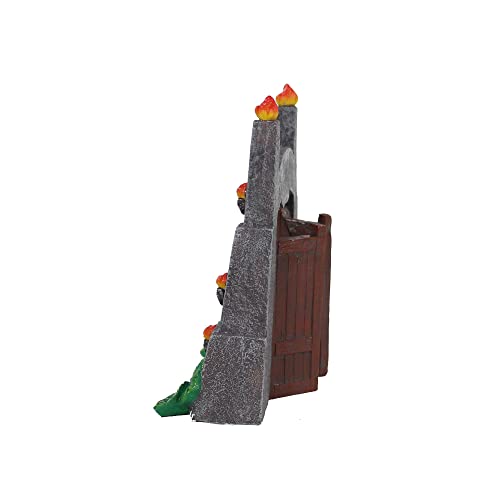 Penn-Plax Jurassic Park Officially Licensed Aquarium Decoration – Park Gate – Safe for Freshwater and Saltwater Fish Tanks – Small - style: Park Gate