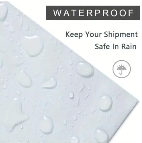 Poly Mailers 9x12 100 Pack, Strong Adhesive Shipping Bags for Clothing, Waterproof and Tear-Proof Shipping Envelopes, Mailers Poly Bags Packaging Bags for Shipping in White (9X12) - size: 9X12