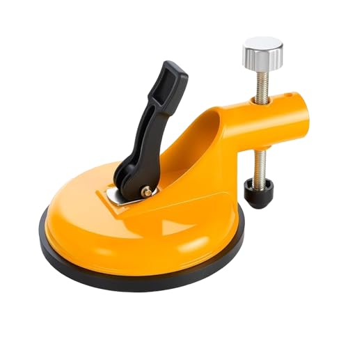 2026 New Adjustable Height Setter, Professional Countertop Leveling Tool with Heavy-Duty Suction Cups, Countertop & Flooring Alignment Tool for Tile, Floors Gap Fix and Seam Leveling (Yellow, 1 Pc)
