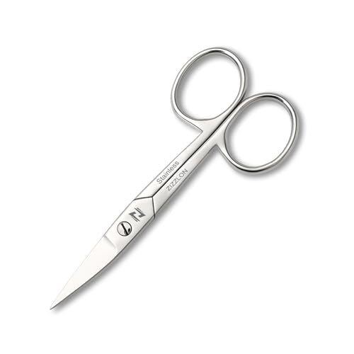 Nail Scissors Curved for Women and Men, Long Lasting Sharp Nickel Plated for Manicure and Pedicure, German Quality Multipurpose Professional Eyebrow Scissors - style: Victorian