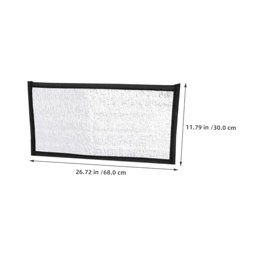 Toddmomy Insulation Pad Reflective Film Turtle Insulation Pad for Reptiles Under Tank - size: 68.00X30.00X0.10CM
