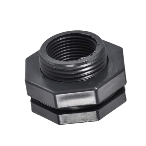 Bulkhead Fitting, G3/4 Female, Tube Adaptor Pipe Fitting with Silicone Gasket, Water Tank Connector for Rain Barrels Aquariums Water Tanks Tubs Pools Spigot, 4pcs - size: 3/4" 4pcs