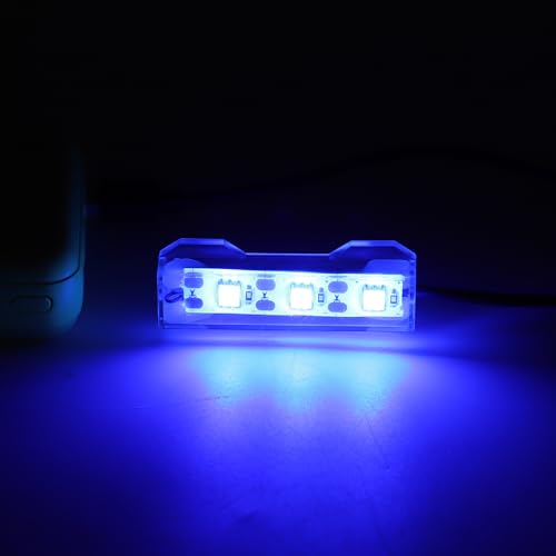 Mini Aquarium Lamp, USB Aquarium Light, LED Desktop Fish Tank Light, Small Decoration Aquarium Light, Aquarium Accessories, Blue Light - color: Blue