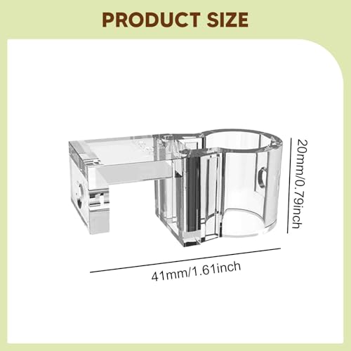 6 Pieces Aquarium Plant Holder Support Clear Growth Tool Lightweight Hanging Aquatic Plant Pot for Water Feature Decoration