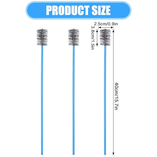 3 Pcs AC Drain Line Cleaner, Pipe Cleaners Condensate Pump Brush HVAC Condensate Drain Trap Clog Remover Filter Trap Flexible Long Pipe Unclog for Kitchen Sink Toilet Sewer Drains