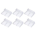 6 Pcs Aquarium Lid Clips, 5 mm Acrylic Aquarium Cover Bracket Fish Tank Lid Older Fish Tank Clip Transparent Durable Easy to Clean, Intended for Rimless Aquariums Top Cover - size: 5 mm