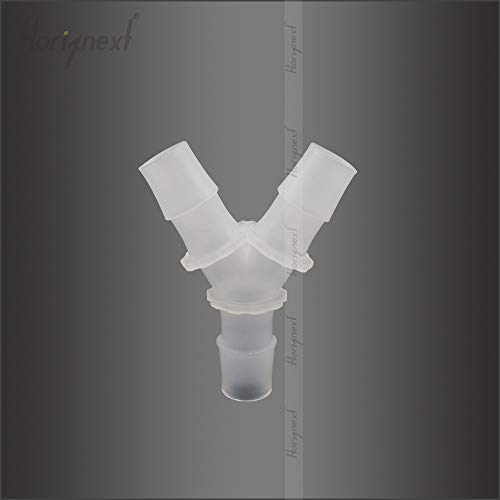 plastic 5/8" Y shape 3 way barbed connector for air hose, water pipe pp polypropylene barb fitting. (Pack of 4 pcs) - style: 4pcs, 5/8" O.D.