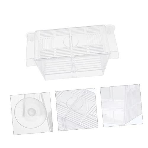 Kisangel 1pc Fish Breeding Box Cups Transparent Isolation Case for Aquarium Hatching and Acclimation Efficient Fish Breeder Box Optimal Water