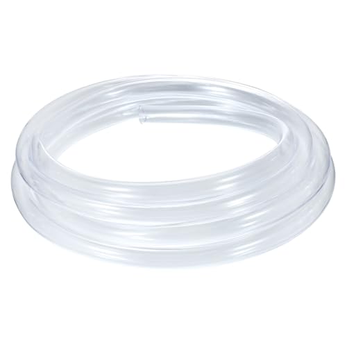 PATIKIL PVC Tubing 4/5" ID x 7/8" OD (20 mm x 22 mm) 5 Ft / 1.5 Meter, Flexible Clear Vinyl Tubing Water Hose Tube for Reverse Osmosis Systems Water Filters, Clear - size: 4/5" x 7/8" x 5 Ft