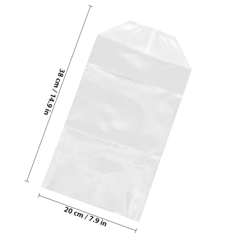 VOSAREA 50pcs Ornamental Live Fish Shipping Bags 20x35x12cm Leak-proof Small Fish Transport Pouches with Handle for Aquarium and Shrimp Packaging