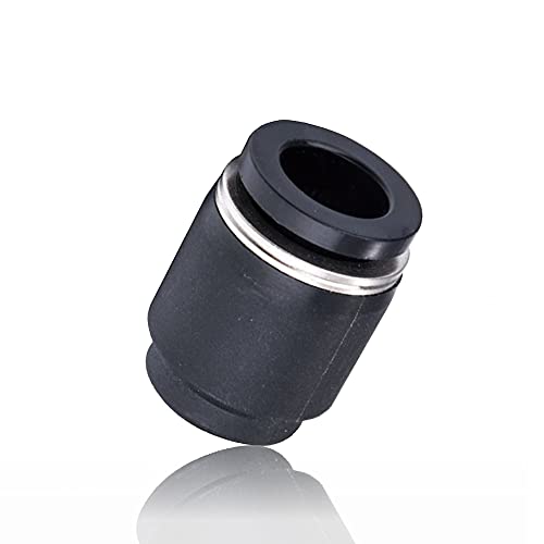 10PCS 1/2 Inch Tube OD Pneumatic Cap Plug Fitting, PPF-1/2 Plastic Push-in Connect Fitting - size: 1/2 OD