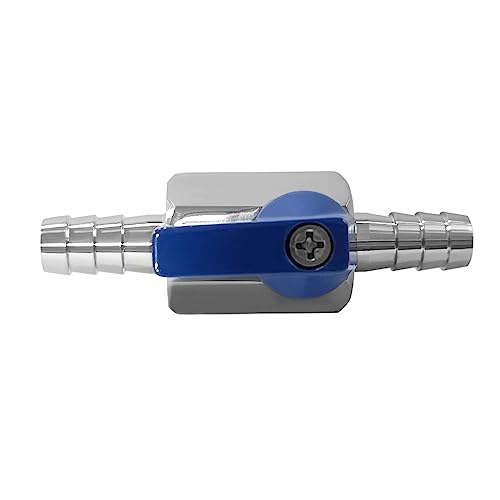 Beduan 2PCS 3/8” Barb Ball Valve 304 Stainless Steel Mini Shut Off Valve for 3/8 ID Hose Water Gas Fuel Drip Irrigation and Aquariums - size: 3/8" Hose Barb