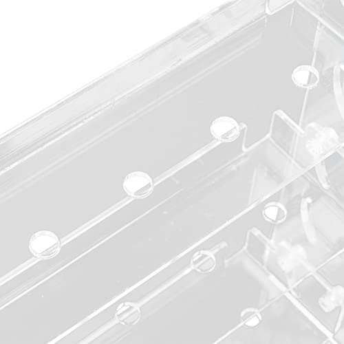 Frag Rack Clear Acrylic Vertical 3Tier Hanging Fragment Holder for Saltwater Reef Aquarium Fish Tank with Base Platforms