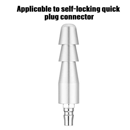 2 Pcs Vac U Lock Adapter Quick Air Connector Quick Connector Device (Silver) - color: Silver