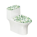 Toilet Lid Tank Protector Cover Pack of 2, Toilet lid Cover Stretch Toilet Tank Lid Cover Replacement Machine Washable Fits Most Standard Tanks & Lids, Leaf Green - color: Leaf Green