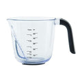 KitchenAid Universal Easy View Angled Measuring Cup, Medium, Clear with Black Handle - color: Black, size: Medium, style: Angled