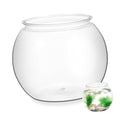 Happyyami Transparent Desktop Aquarium Tank for Betta Multi- Office Decor Stylish Fish Bowl for Plants Fish Elegant Tabletop Decoration