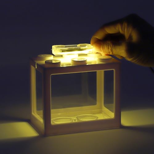 Mini Aquarium Lamp, USB Aquarium Light, LED Desktop Fish Tank Light, Small Decoration Aquarium Light, Aquarium Accessories, Yellow Light - color: Yellow