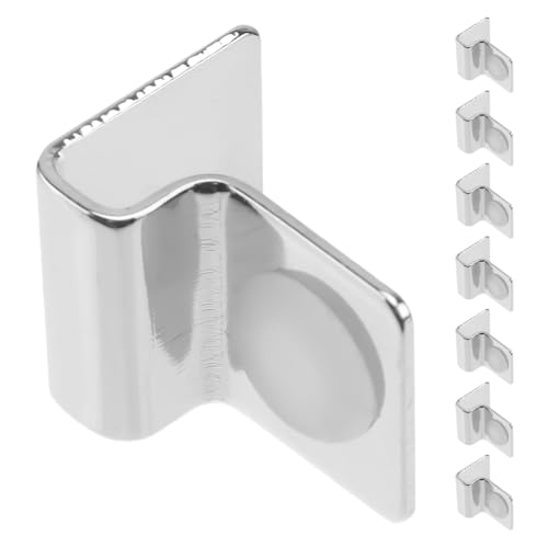 8pcs Stainless Steel Fish Tank Lid Clips Rimless Aquarium Glass Cover Support for Stable Performance and Enhanced Protection Durable Aquarium Supplies