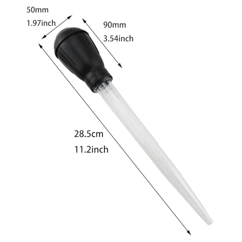 2PCS Fish Tank Waste Remover 30ml Dropper Pipette Pet Supplies Suitable for Aquarium Cleaning Tool
